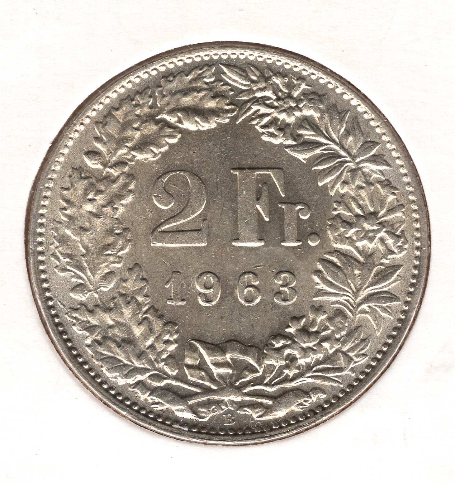 2 франка. Швейцария