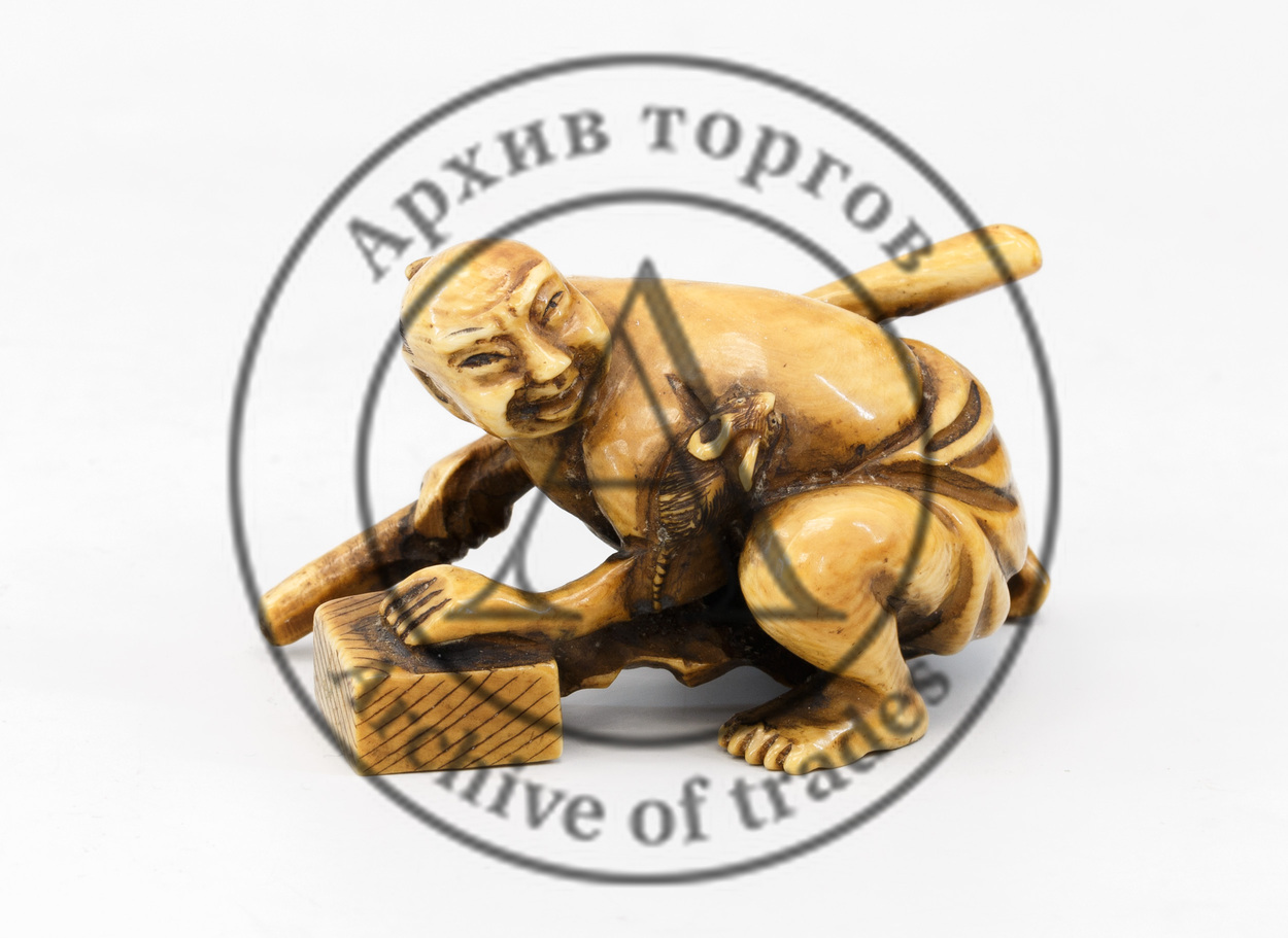 Нэцкэ «Ловец крыс»