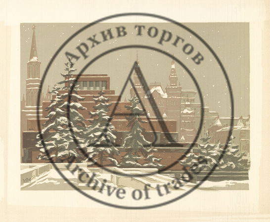 Мавзолей зимой