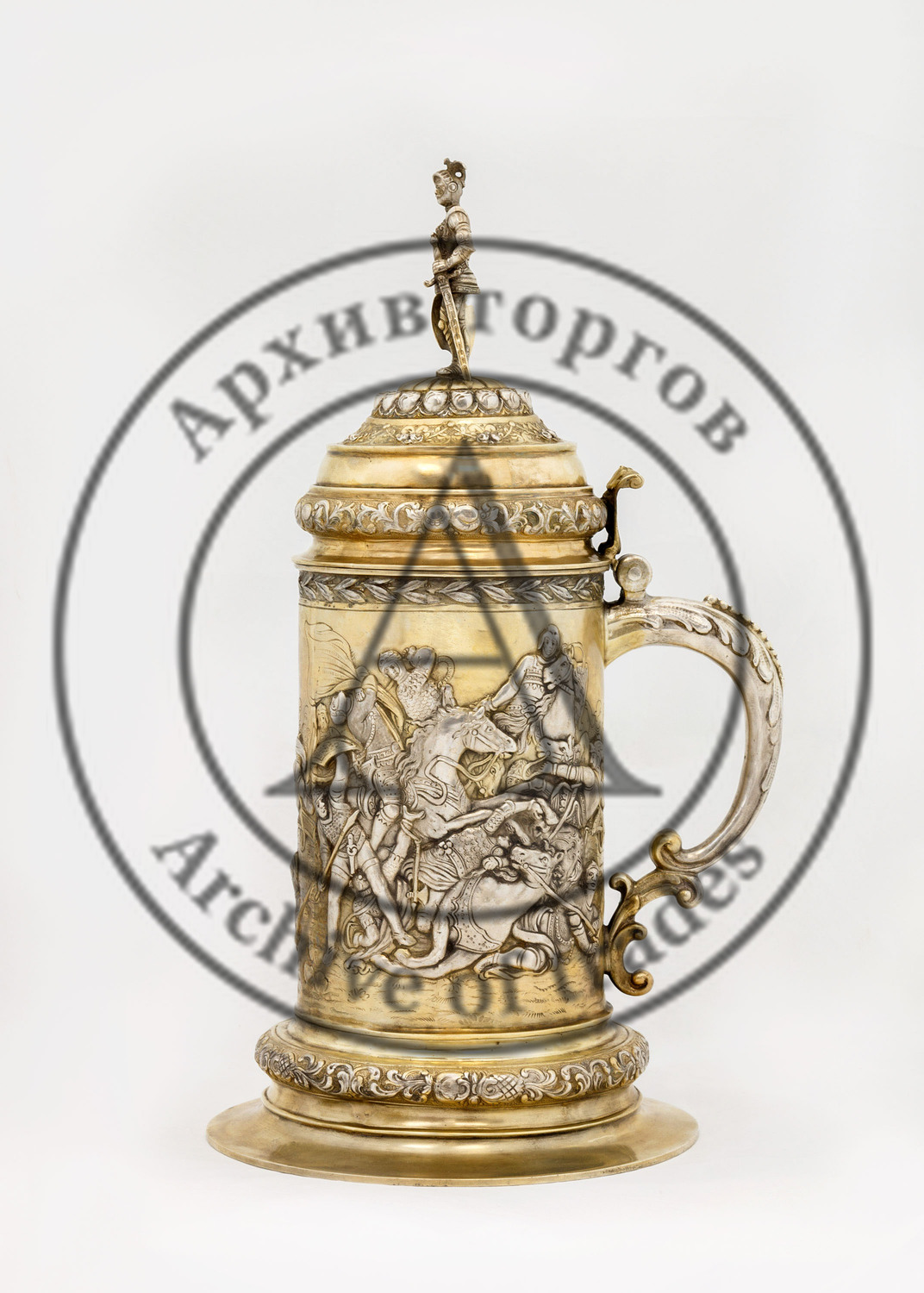 Кружка большая с батальной сценой