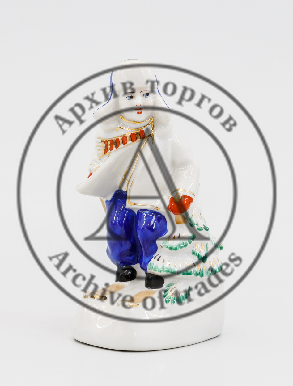 Скульптура «Юный лыжник»