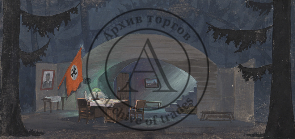Эскиз театральной декорации