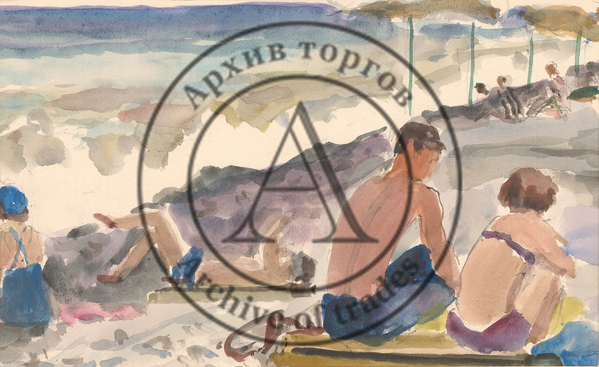 На пляже