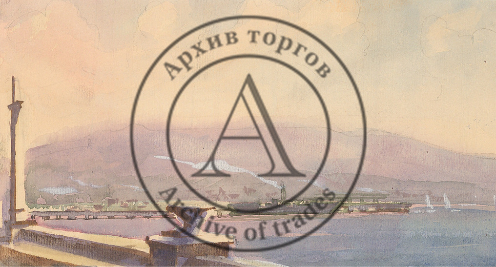Две акварели «В порту»