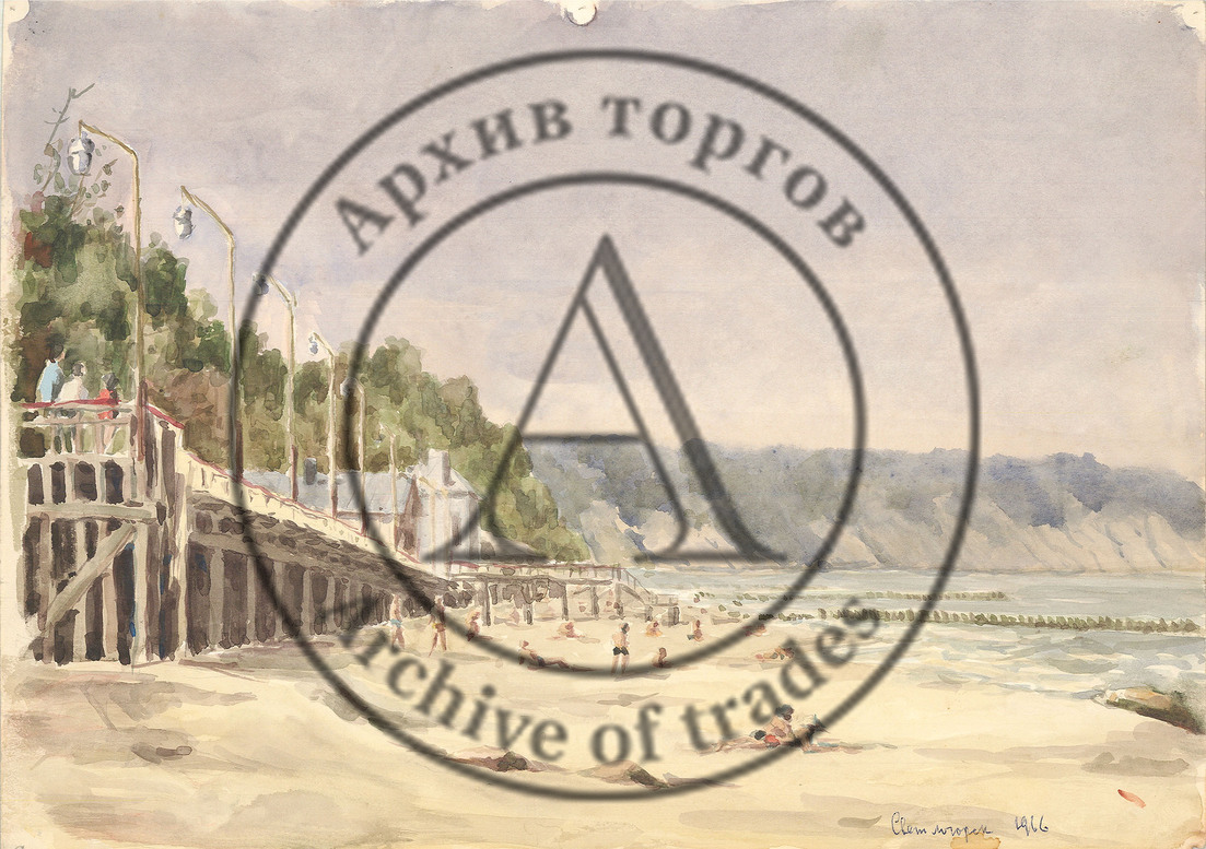 Пляж в Светлогорске