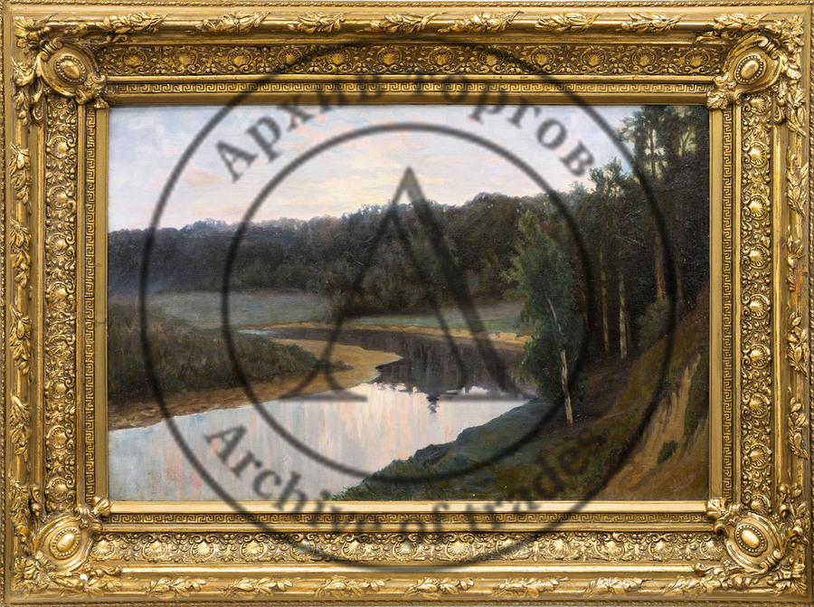 Копия с картины Е.Е.Волкова «Над рекой» (1901 г., ГРМ)