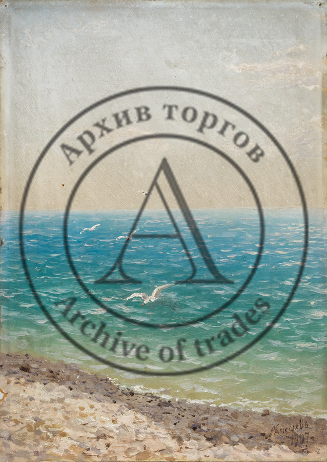 Чайки над морем