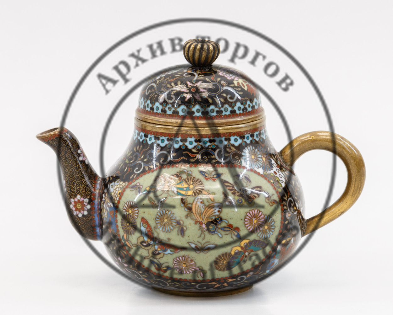 Чайник миниатюрный с бабочками