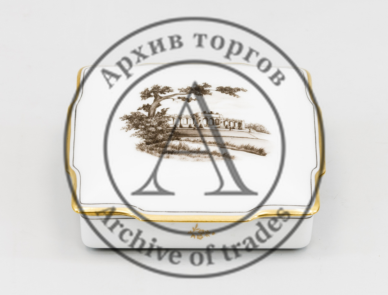 Шкатулка квадратная Шонбрунн