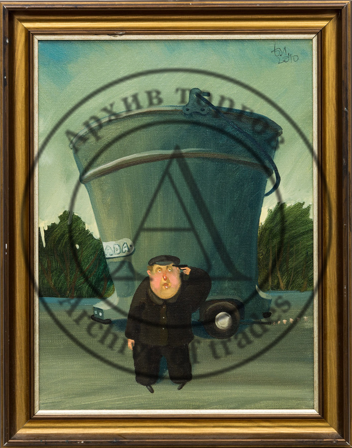 Ведро с гайками