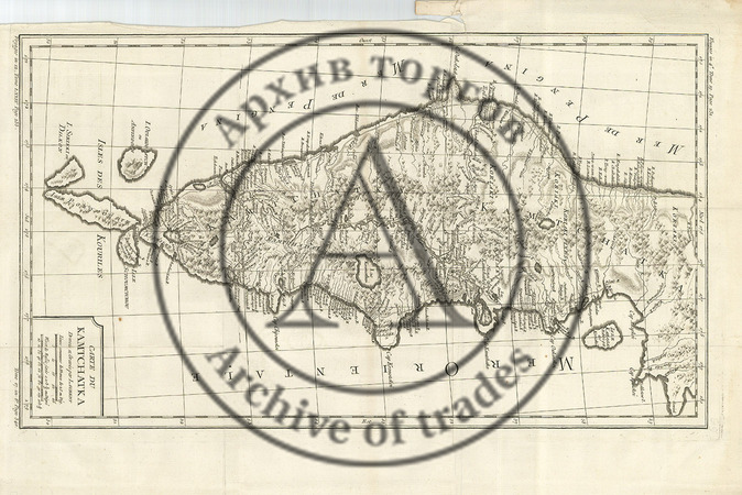Карта Камчатки («Carte du Kamtchatka»)