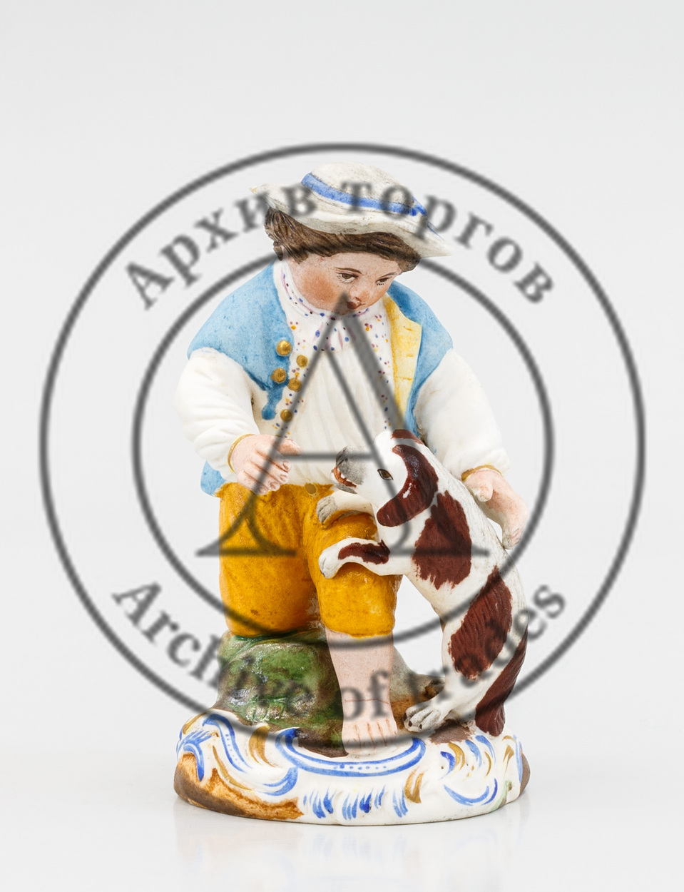 Скульптура «Мальчик с собачкой»