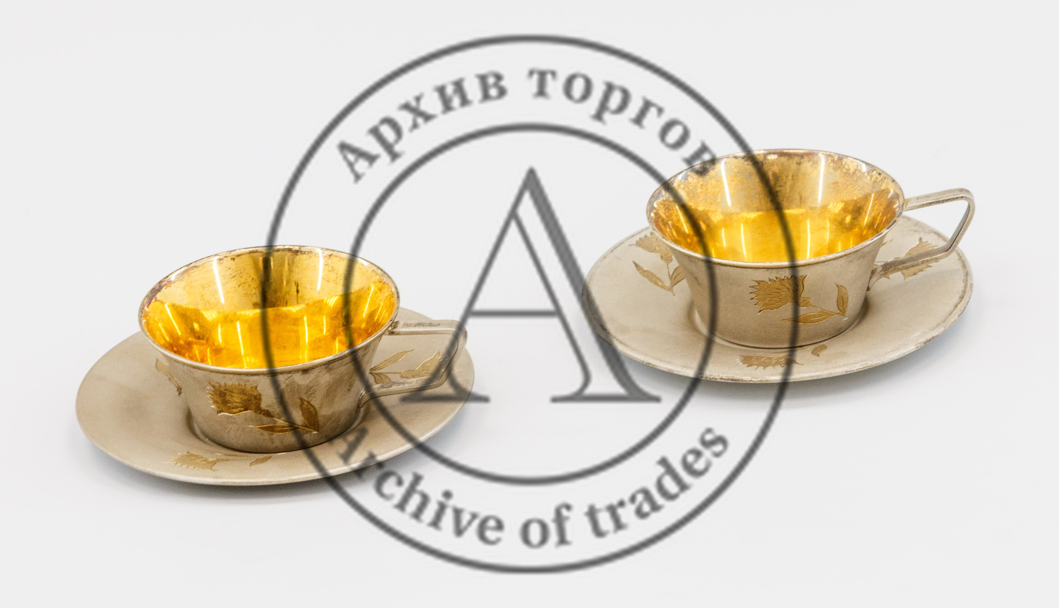 Две кофейные пары «Гвоздика»