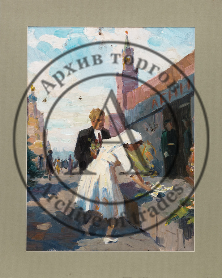 Молодожены у Мавзолея
