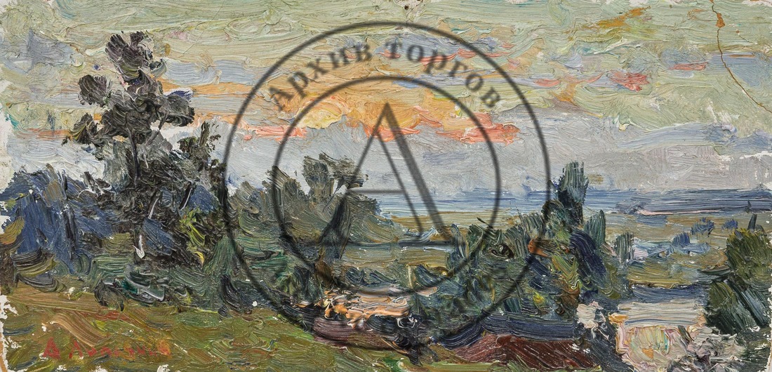 Закат солнца на Оке