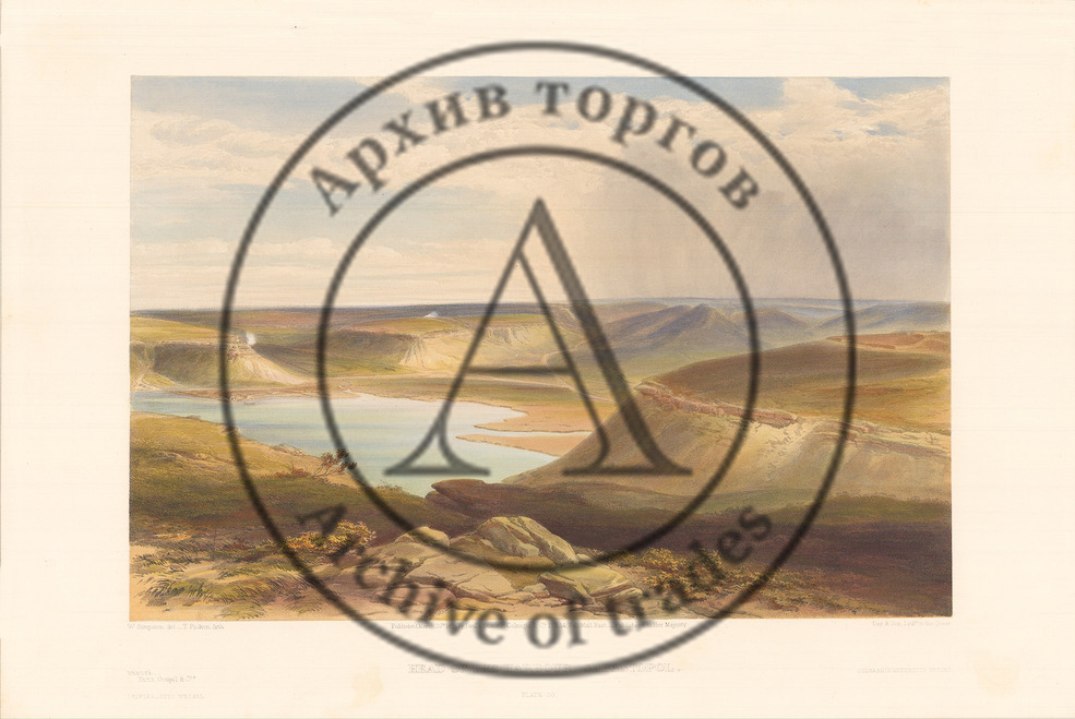 Литография «Head of the Harbour, Sebastopol»