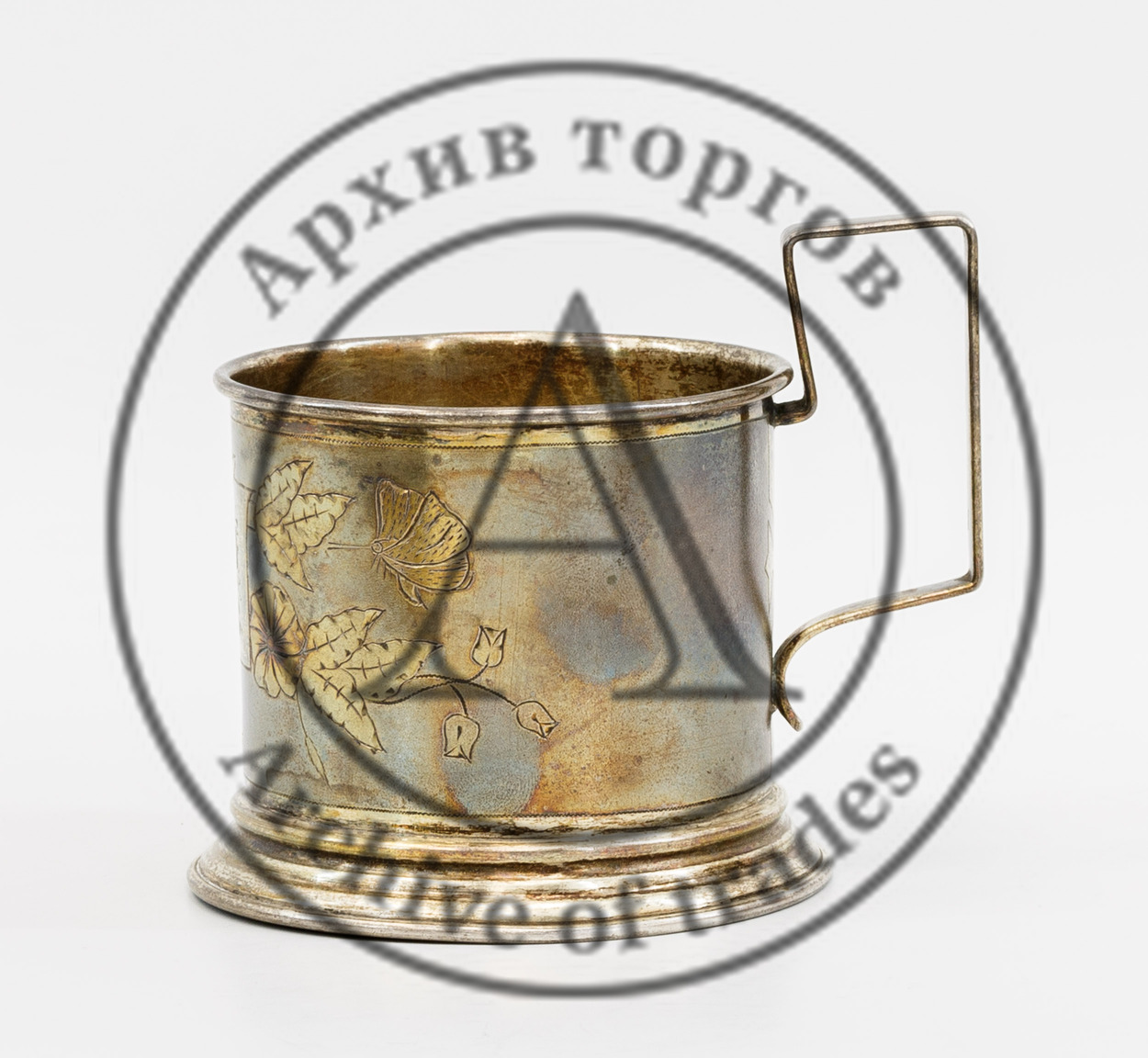 Подстаканник «Лютики и бабочка»