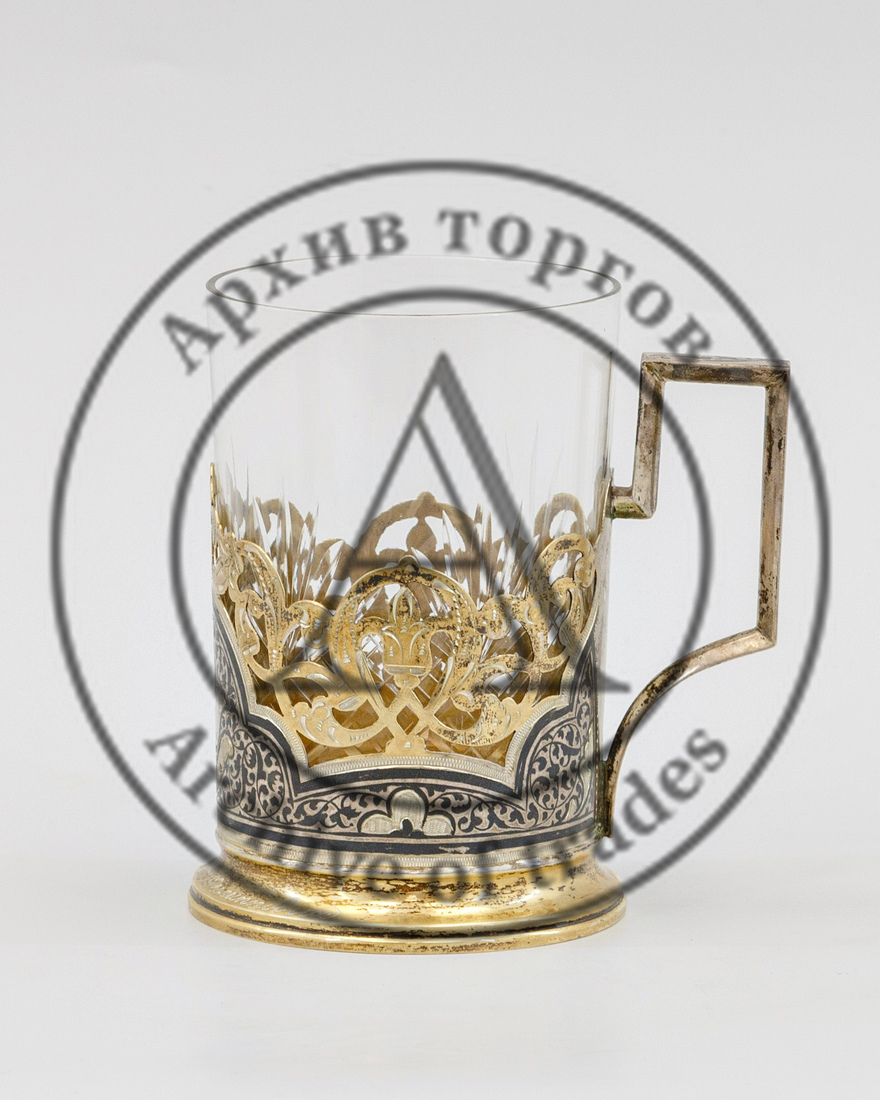 Подстаканник со стаканчиком. Кубачи