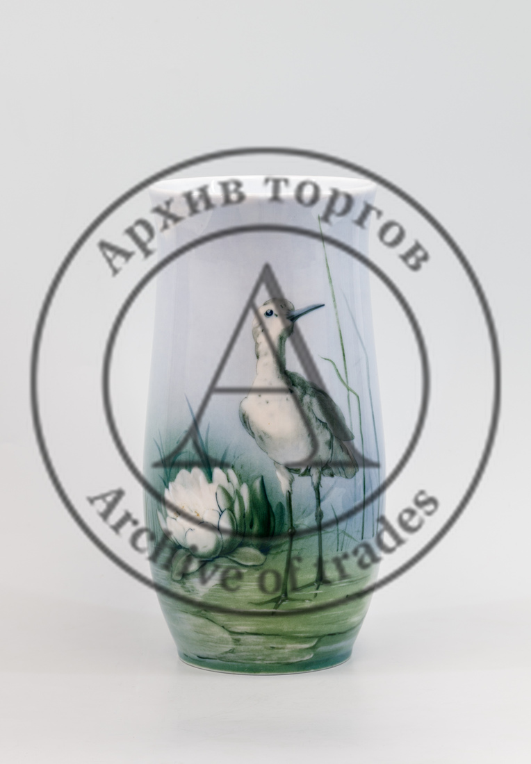 Ваза «Кулик и нимфея»