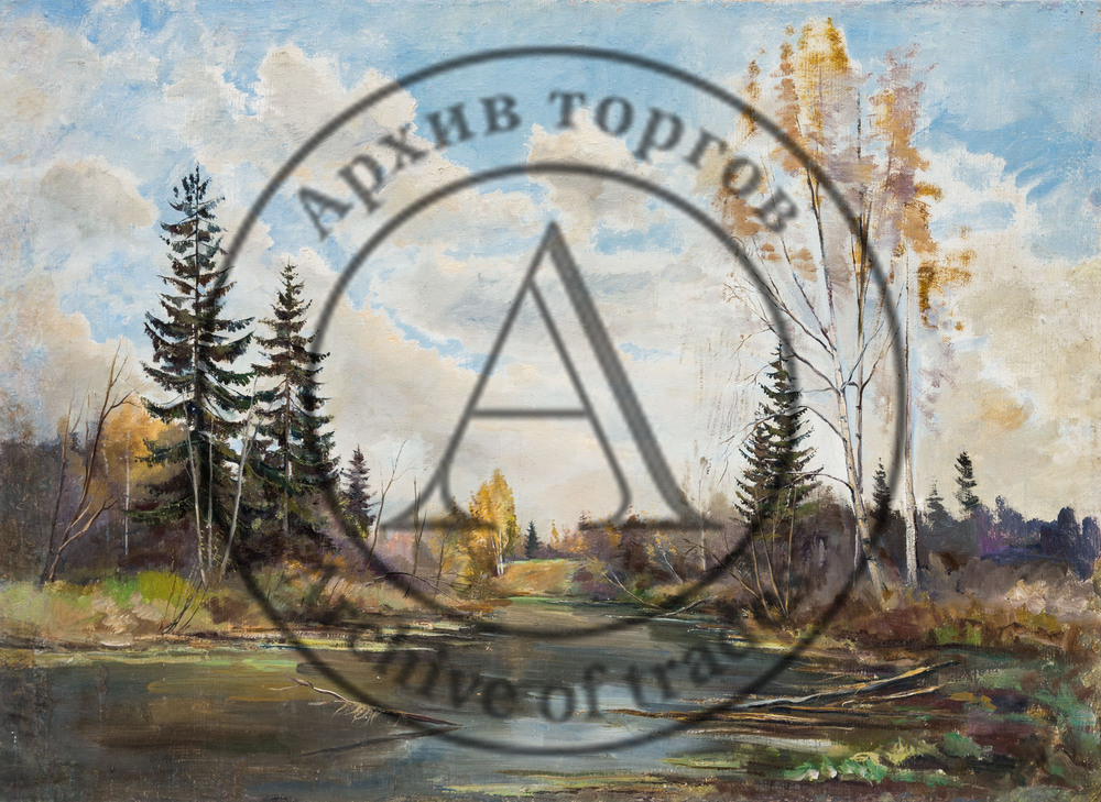 Пейзаж в окрестностях Абрамцево