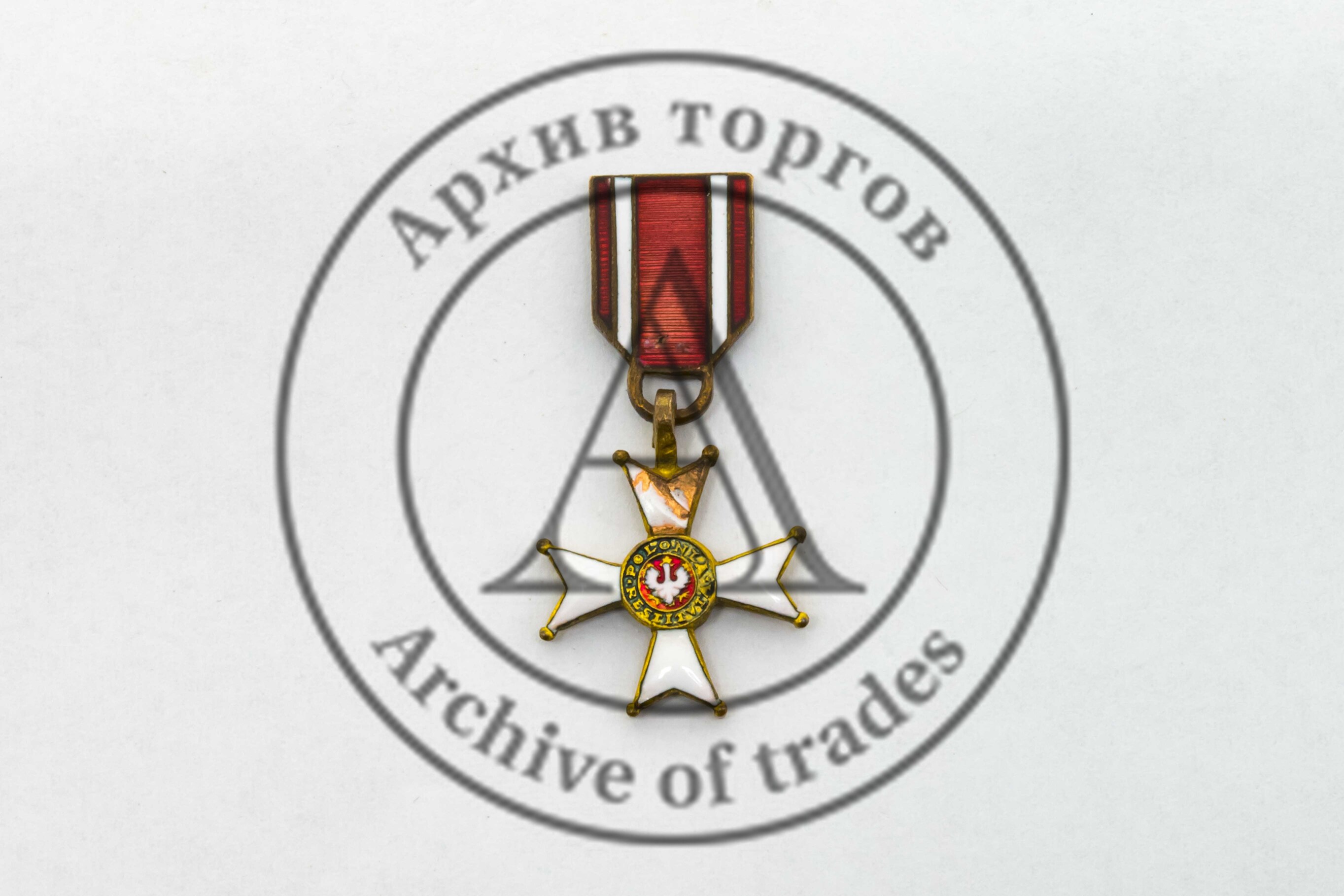 Польский фрачный знак Ордена Возрождения