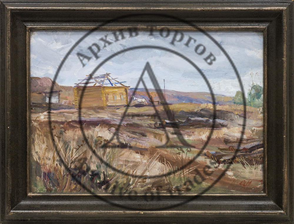 Пейзаж со срубами