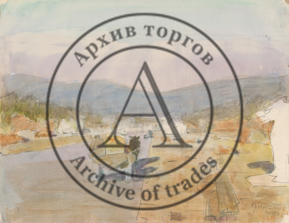 Пейзаж с верблюдами