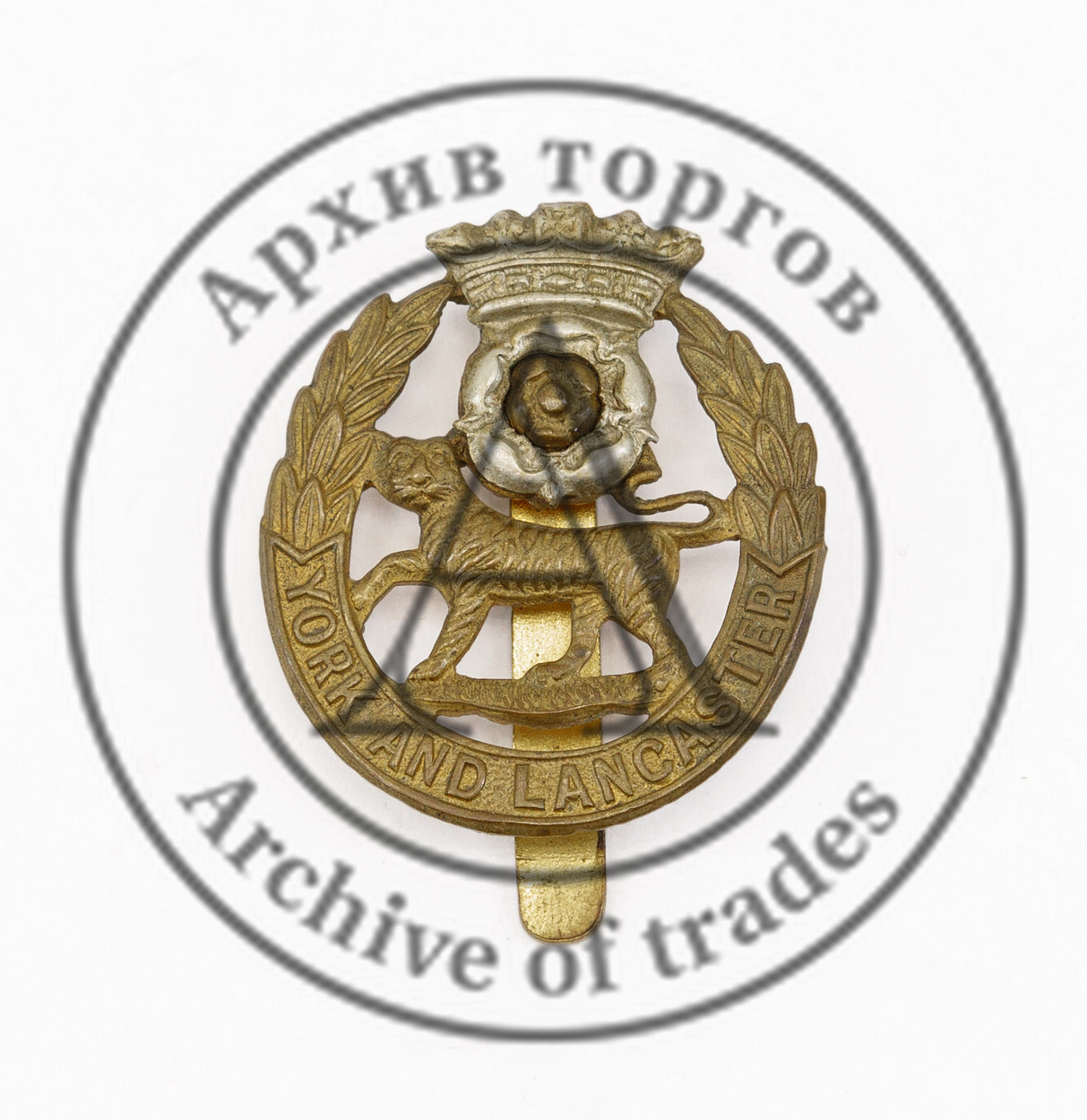 Нагрудный знак полка Йорк и Ланкастер (до 1968), Великобритания