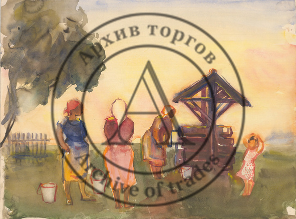 У колодца