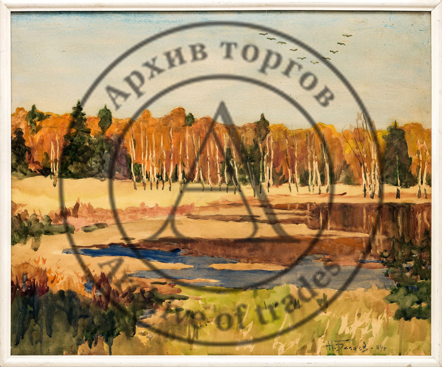 Осень. Улетают журавли