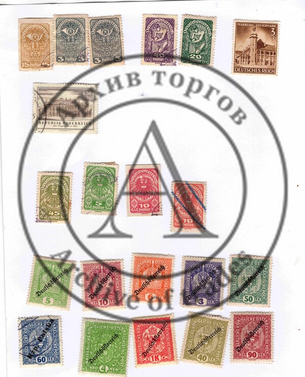 Почтовые марки Австрии