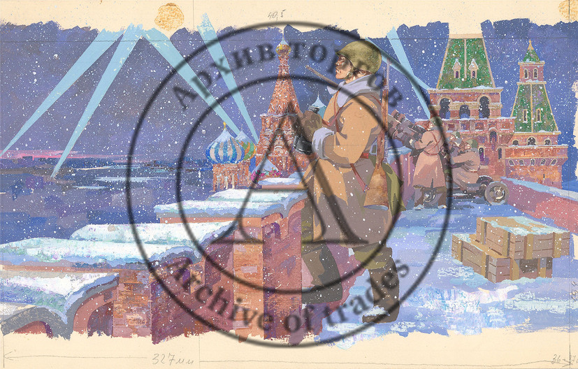 Новогодняя ночь на Кремлевской стене